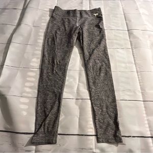 Gray Victoria’s Secret Pink Yoga Leggings, Size Small
